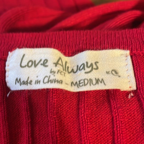 Red sweater dress medium - Picture 4 of 4